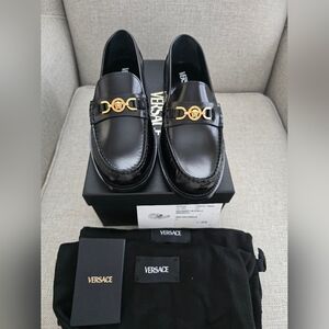 Versace Medusa 95 Leather Loafers